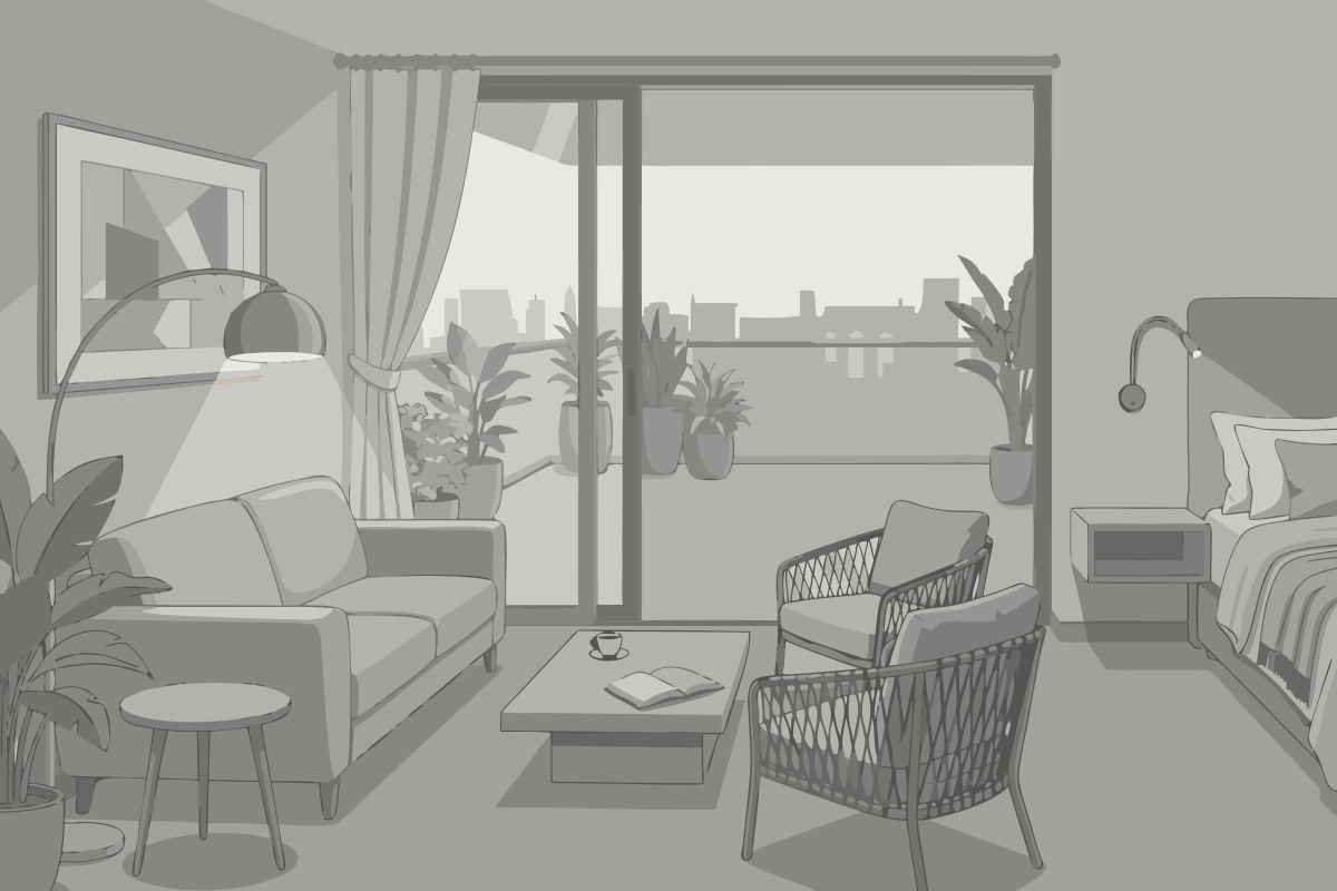 Habitación Doble Estándar con balcón - 1 o 2 camas